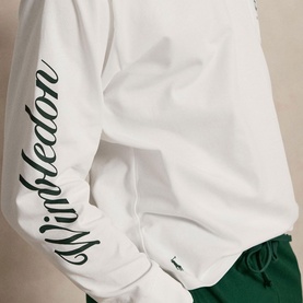 Wimbledon Logo Oversized Long-Sleeved T-Shirt