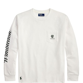 Wimbledon Logo Oversized Long-Sleeved T-Shirt