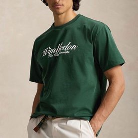 Wimbledon Logo Graphic Oversized T-Shirt