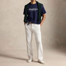 Wimbledon Logo Graphic Oversized T-Shirt
