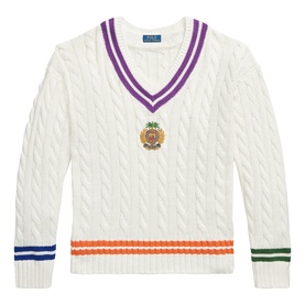 Embroidered Cricket Sweater