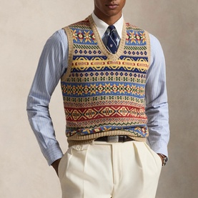 Fair Isle Knit Vest