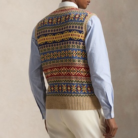 Fair Isle Knit Vest