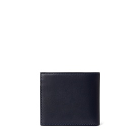 Polo Bear Leather Billfold Coin Wallet