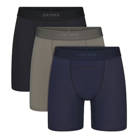 5" Boxer Briefs Three-Pack Navy Gunmetal Multi