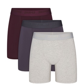 5" Boxer Briefs Three-Pack Raven Multi