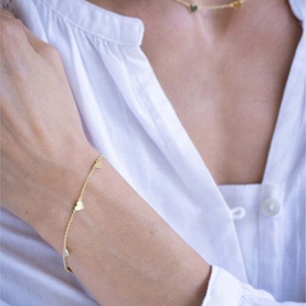 For Always Heart Chain Bracelet