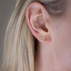 For Always Heart Stud Earrings