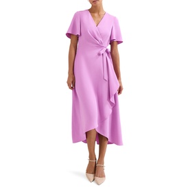 Julissa Asymmetric Wrap Dress