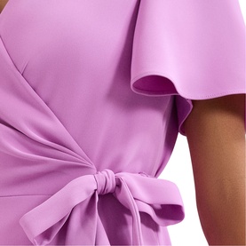 Julissa Asymmetric Wrap Dress