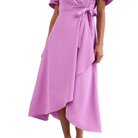 Julissa Asymmetric Wrap Dress