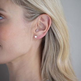 For Always Heart Stud Earrings