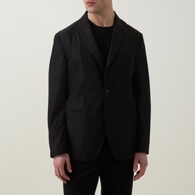 Textured Single Breasted Blazer