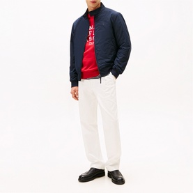 Harrington Logo Flag Bomber Jacket