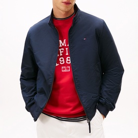 Harrington Logo Flag Bomber Jacket