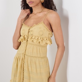 Paule Embroidered Dress