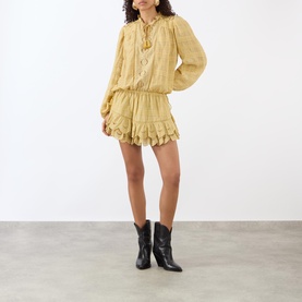 Preya Embroidered Mini Dress