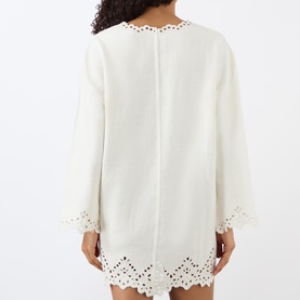 Sherazade Embroidered Mini Dress
