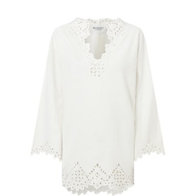 Sherazade Embroidered Mini Dress