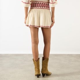 Picadilia Geometric Mini Skirt