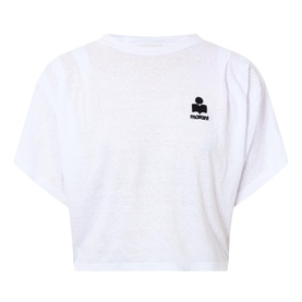 Kyanzae Pleated Logo T-Shirt