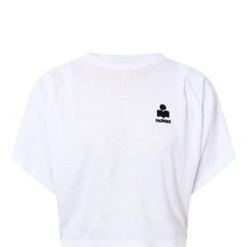 Kyanzae Pleated Logo T-Shirt