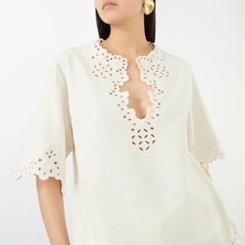 Shana Embroidered Top