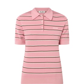 Logo Striped Polo Shirt