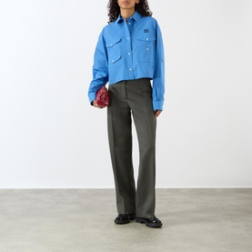 Logo Flap Pocket Overshirt