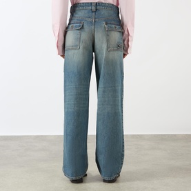 High-Rise Straight Leg Jeans