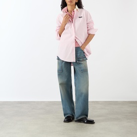 High-Rise Straight Leg Jeans