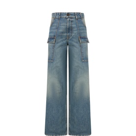 High-Rise Straight Leg Jeans