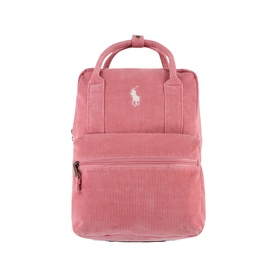 Pony Logo Corduroy Backpack