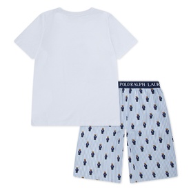 Polo Bear Logo Two-Piece Sleep Set
