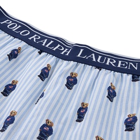 Polo Bear Logo Two-Piece Sleep Set