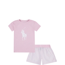 Pony Logo Two-piece Sleep Set