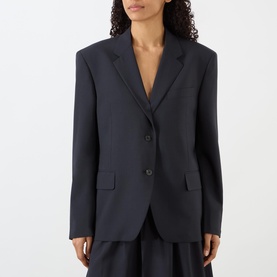 Single-Breasted Oversized Blazer