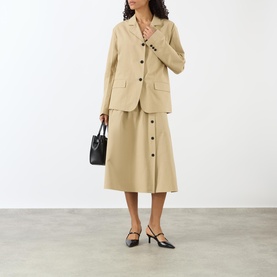 Single-Breasted Oversized Blazer