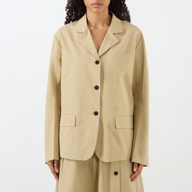 Single-Breasted Oversized Blazer