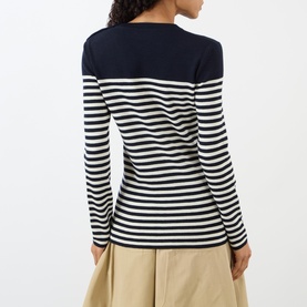 Logo Striped Sweater