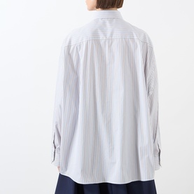 Logo Pinstripe Relaxed Shirt
