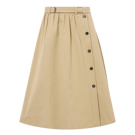 Triangle Logo Patch Pocket Skirt