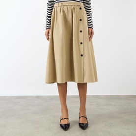 Triangle Logo Patch Pocket Skirt