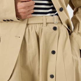 Triangle Logo Patch Pocket Skirt