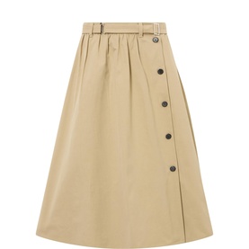 Triangle Logo Patch Pocket Skirt