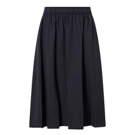 Logo Pleated Skirt