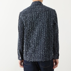Castor Denim Flecked Overshirt