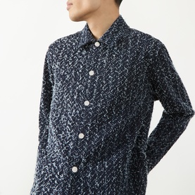 Castor Denim Flecked Overshirt
