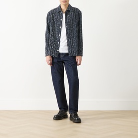 Castor Denim Flecked Overshirt