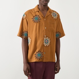 Embroidery Bowling Shirt